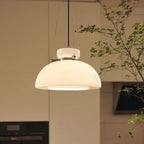 Milky Pendant Light – Modern Frosted Glass Hanging Lamp | Elegant Ambient Interior Lighting