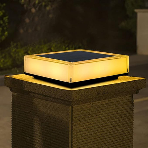 Modern Solar Outdoor Lamp – Flat Out Solar LED Light | IP65 Weather-Resistant Outdoor Lighting