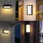 SENSOLUX Radar Motion Sensor LED Outdoor Wall Light – Smart Outdoor Security Lighting | IP65 Weatherproof
