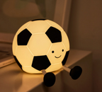 GlowKick Football Silicone Night Light – Rechargeable LED Lamp for Kids’ Rooms