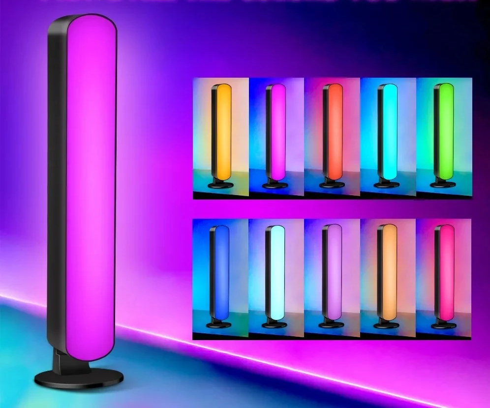 GlowBeat LED Music Rhythm Lamp – Sound Reactive Ambient Table Lamp with Remote Control