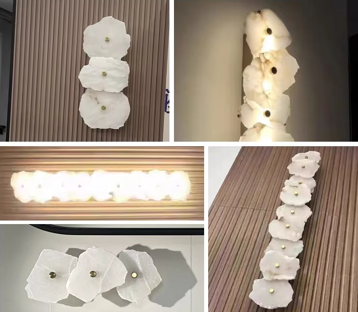 Aurelia Alabaster Wall Light – Spanish Stone Wall Lamp | Luxury Ambient Lighting | Modern Classic Interior Design