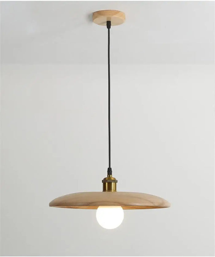 Dopwii Wooden Ceiling Light – Artistic Stained Glass Ceiling Lamp | Warm Modern Decorative Lighting