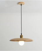 Dopwii Wooden Ceiling Light – Artistic Stained Glass Ceiling Lamp | Warm Modern Decorative Lighting