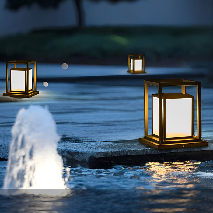 Lumosolar Waterproof LED Solar Post Light – IP65 Outdoor Garden & Terrace Lighting