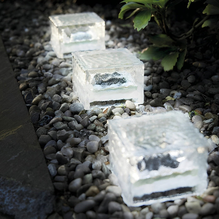 Square Solar Lamp – Decorative Solar Outdoor Light | Compact LED Garden & Patio Lighting