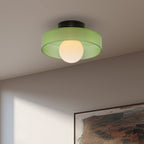 Orbessa Round Ceiling Light – Modern Glass Flush Mount Lamp | Minimalist Interior Lighting for Contemporary Spaces