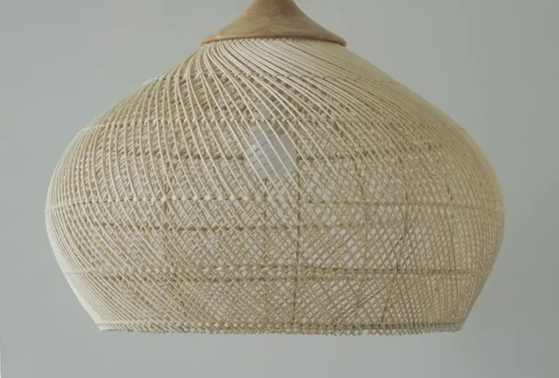 BaliWeave Pendant Light – Handwoven Rattan Ceiling Lamp | Southeast Asian Natural Lighting