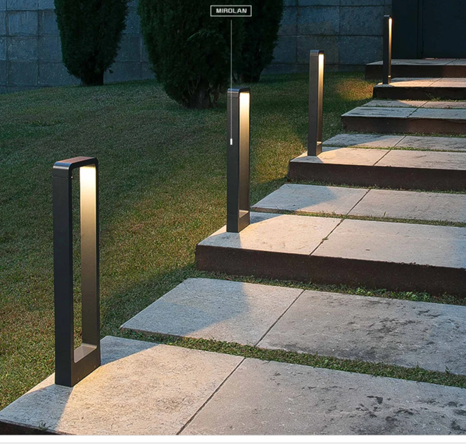 Novalith Bollard Light – Modern 7W LED Garden Lamp | Waterproof Outdoor Pathway Lighting for Contemporary Landscapes