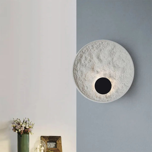 LunaSphere LED Wall Light – Modern Moon Globe Sconce | Contemporary Ambient Lighting