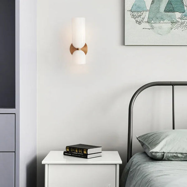 LumiDuo Glass Wall Light – Double Globe LED Sconce | Modern Luxury Accent Lighting