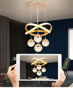 Aurevista LED Pendant Light – Modern Art Deco Hanging Lamp | Elegant Ambient Lighting for Contemporary Interiors