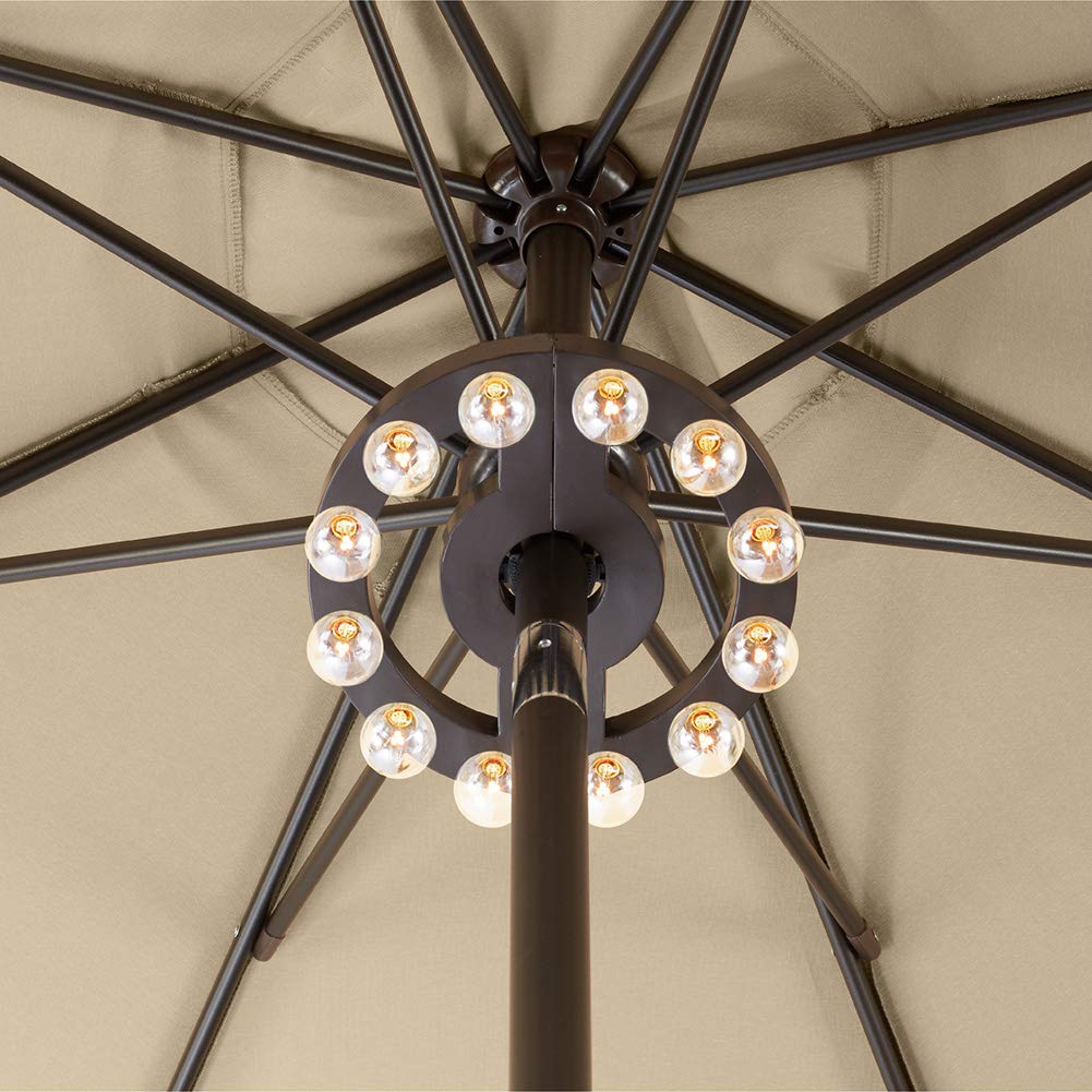 ShineShade – Elegant &amp; Versatile Parasol Light | LED Umbrella Lighting with Remote Control