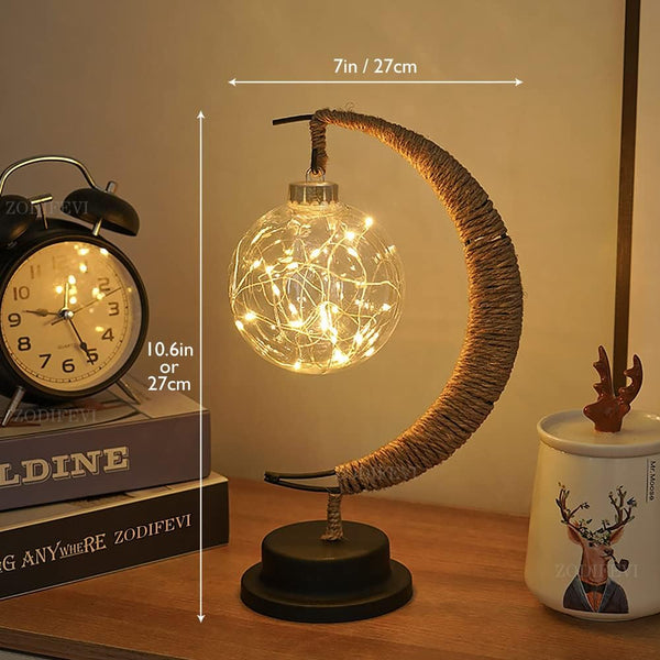 Enchanted Moon Lamp – Celestial Beauty with Magical Ambient Lighting
