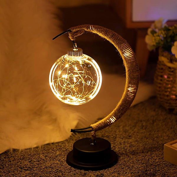 Enchanted Moon Lamp – Celestial Beauty with Magical Ambient Lighting