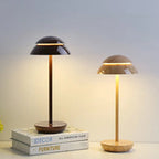 NordAura Rechargeable Table Lamp – Cordless Scandinavian LED Light | Dimmable Designer Ambient Lighting