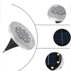 Solvique Ground Light Set – Solar LED Path Lights | Waterproof Outdoor Lighting for Gardens, Walkways & Steps