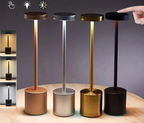 LumiÉlan – Rechargeable Table Lamp with Touch Control, 3 Light Colours & Stepless Dimming