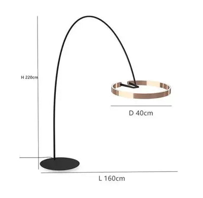 Scandinavian LED Designer Floor Lamp – Modern Statement Lighting with Elegant Minimalism