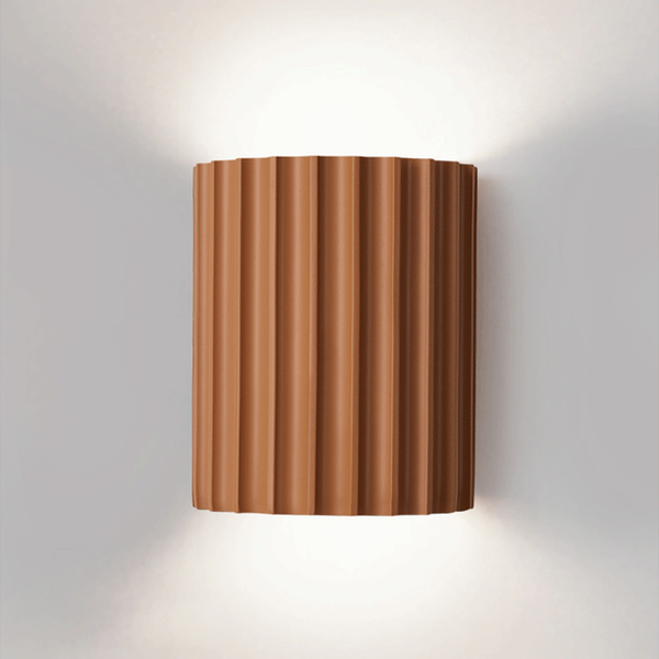 WaveForm Resin Wall Light – Modern Up & Down Lighting | Contemporary Designer Sconce