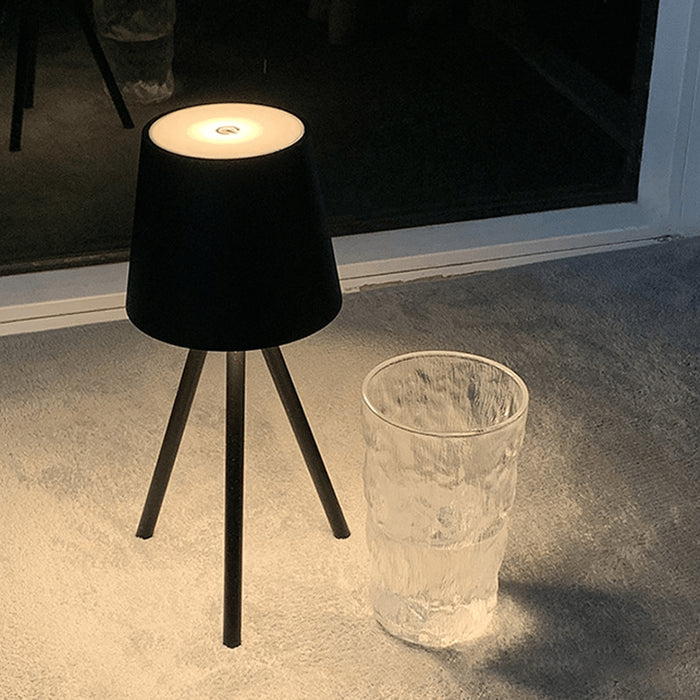 Rechargeable Tripod Table Lamp – Modern Minimalism with Portable Elegance