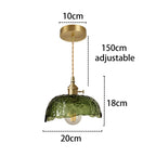 Brass Glass Pendant Light – Modern Elegant Hanging Lamp | Contemporary Ambient Interior Lighting