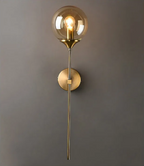Nordelle Globe Wall Light – Scandinavian Glass Wall Lamp | Modern Ambient Lighting | Minimalist Interior Elegance