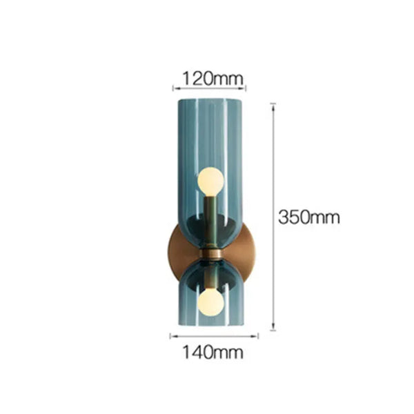 LumiDuo Glass Wall Light – Double Globe LED Sconce | Modern Luxury Accent Lighting