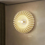 AuraForm Resin Wall Light – Contemporary Designer Sconce | Modern Ambient Bedroom Lighting