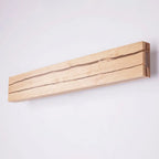 TimberCrevice LED Wall Light – Sculptural Wood Effect Sconce | Contemporary Organic Accent Lighting