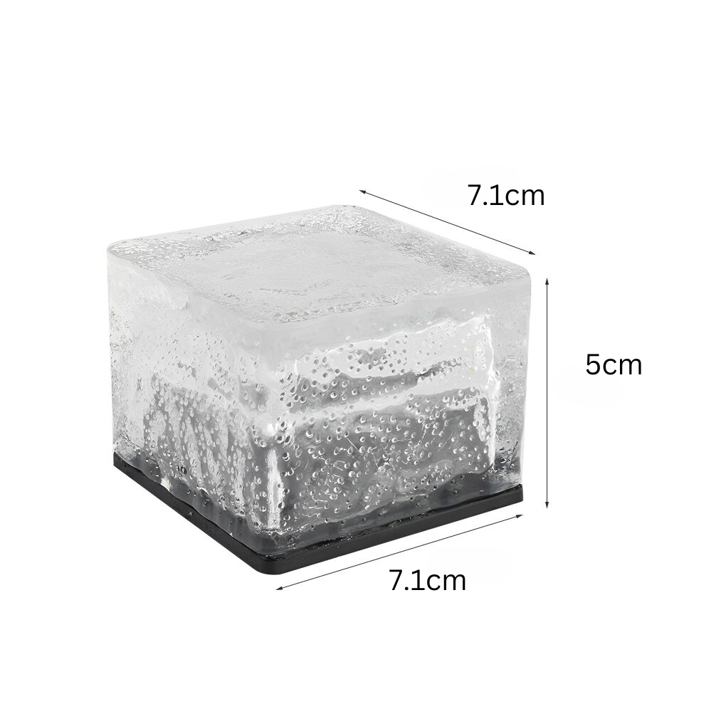 Square Solar Lamp – Decorative Solar Outdoor Light | Compact LED Garden & Patio Lighting
