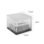Square Solar Lamp – Decorative Solar Outdoor Light | Compact LED Garden & Patio Lighting