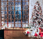 LumiDrape USB Curtain Lights – LED Fairy Light Curtain with Remote Control | Decorative Indoor Lighting
