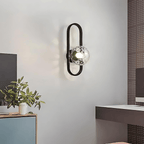Camille Glass Wall Light – Modern LED Wall Lamp | Elegant Ambient Lighting | Contemporary Interior Décor