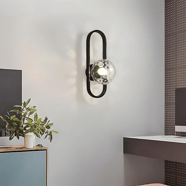 Camille Glass Wall Light – Modern LED Wall Lamp | Elegant Ambient Lighting | Contemporary Interior Décor