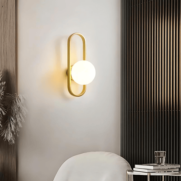 Camille Glass Wall Light – Modern LED Wall Lamp | Elegant Ambient Lighting | Contemporary Interior Décor
