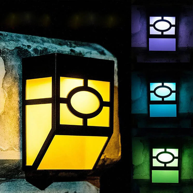Solar LED Wall Light (2-Pack) – Outdoor Solar Wall Lights | Weather-Resistant Garden Lighting