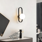 Camille Glass Wall Light – Modern LED Wall Lamp | Elegant Ambient Lighting | Contemporary Interior Décor