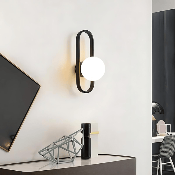 Camille Glass Wall Light – Modern LED Wall Lamp | Elegant Ambient Lighting | Contemporary Interior Décor