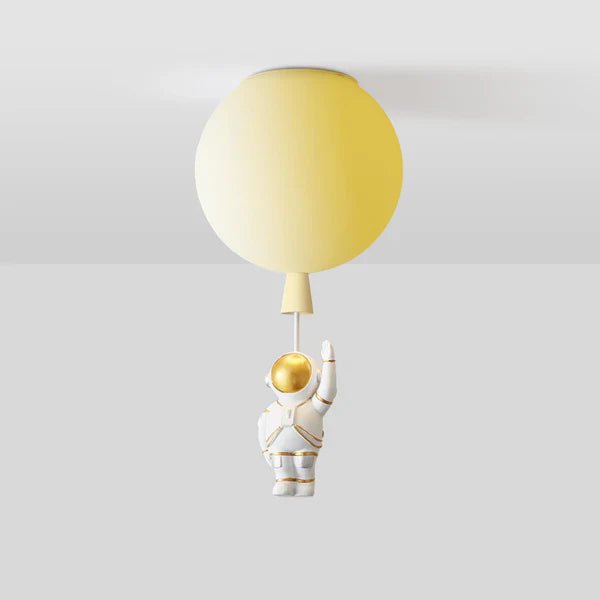 Fateh Astronaut LED Ceiling Light – Modern Moon Inspired Ceiling Lamp | Creative Space-Themed Interior Lighting