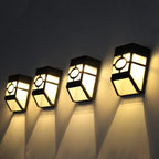 Solar LED Wall Light (2-Pack) – Outdoor Solar Wall Lights | Weather-Resistant Garden Lighting