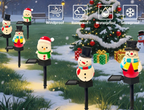 SnowGlow Solar Snowman Path Lights – Waterproof LED Garden Lights | Festive Outdoor Christmas Decoration
