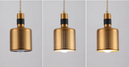 Gold Nordic Pendant Light – Modern LED Hanging Lamp | Scandinavian Luxury Interior Lighting