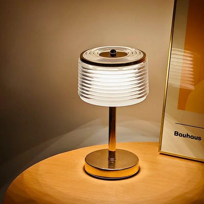 Celestique Crystal Table Lamp – Luxury Ambient Lighting | Elegant Gold Decorative Lamp