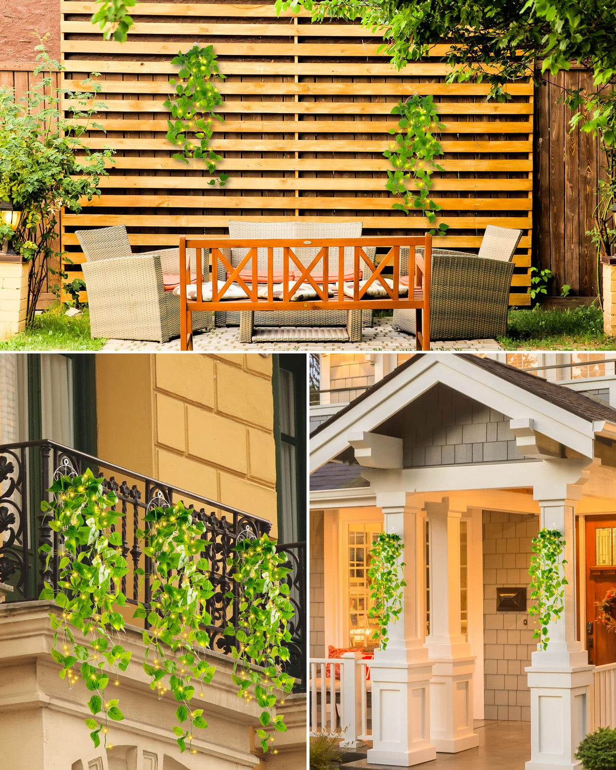 Illuminated Ivy Garland – Decorative LED Vine Lights for Indoor & Outdoor Spaces