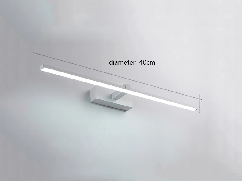 AuraLine LED Mirror Wall Light – Modern Bathroom Lighting | 3 Colour Temperature Vanity Lamp