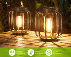 Solastra Lantern Light – Solar LED Garden Lantern | Decorative Outdoor Hanging Light with Warm Ambient Glow