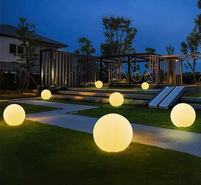 Chromora LED Light Sphere – Rechargeable RGB Garden Lamp | Waterproof Decorative Lighting for Indoor & Outdoor Spaces
