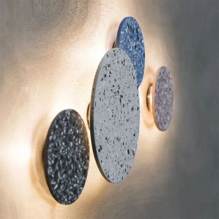 Nordic Terrazzo Wall Light – Scandinavian Marble Wall Lamp | Modern Hallway Lighting | Minimalist Interior Elegance
