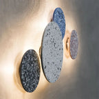 Nordic Terrazzo Wall Light – Scandinavian Marble Wall Lamp | Modern Hallway Lighting | Minimalist Interior Elegance